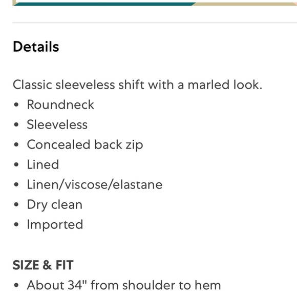 NWT Theory Easy Shift Dress Size 0 - Picture 5 of 6